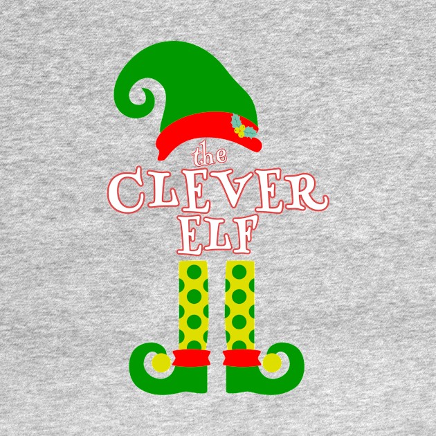 The Clever Elf Family Matching Christmas 2020 Gift  by NiftyGiggles